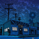 Illustration for article titled The dark, creepy side of emThe Simpsons/em home town at night